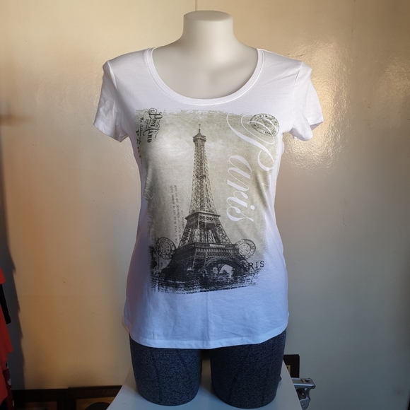 Kmart Girl Express AU-18 White Print ShortSleeve Tee Shirt Top NWOT - Picture 5 of 10